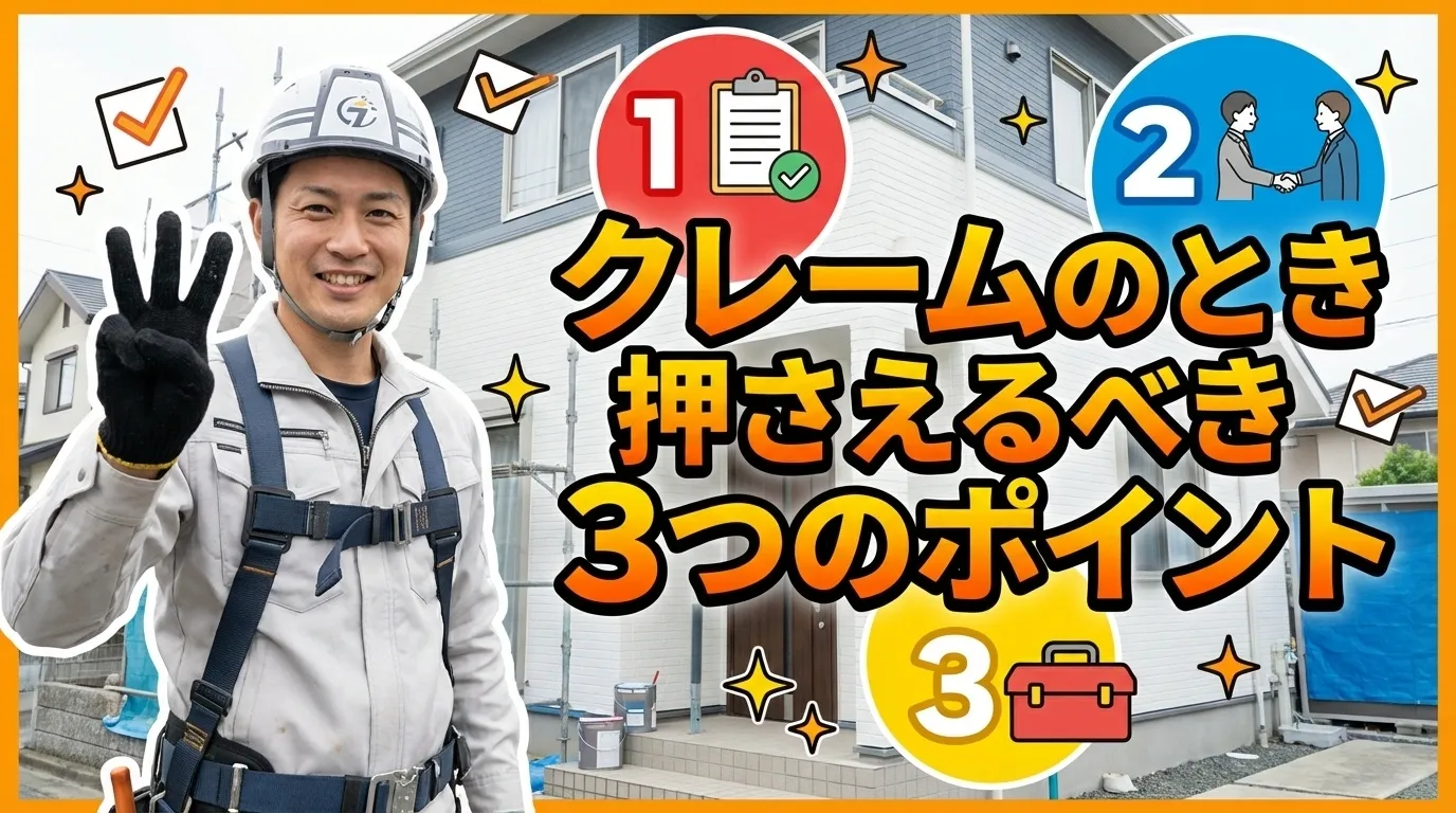 クレームを入れる際に必ず押さえるべき3つのポイント