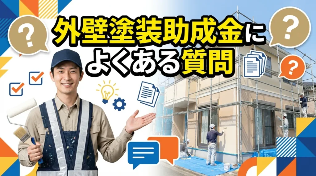 外壁塗装助成金に関するよくある質問
