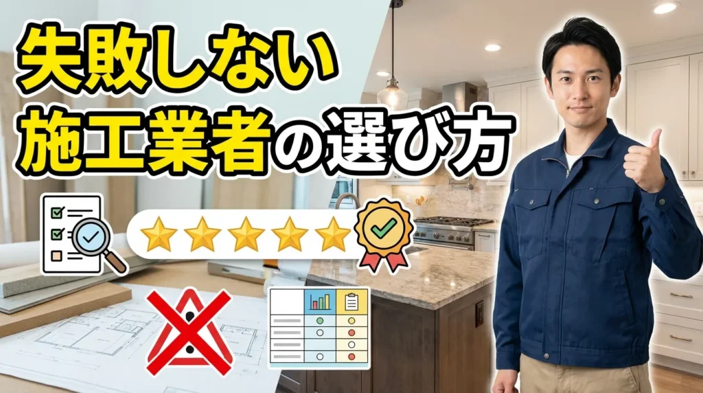 失敗しない施工業者の選び方