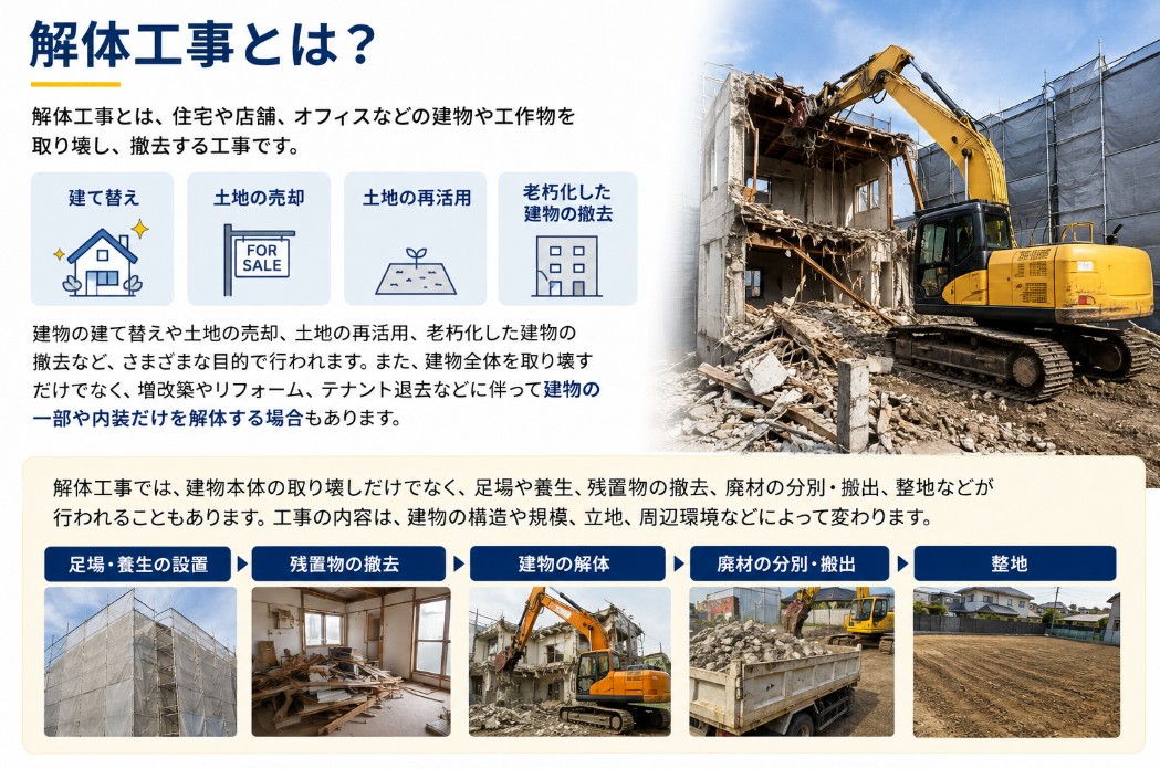 解体工事とは？