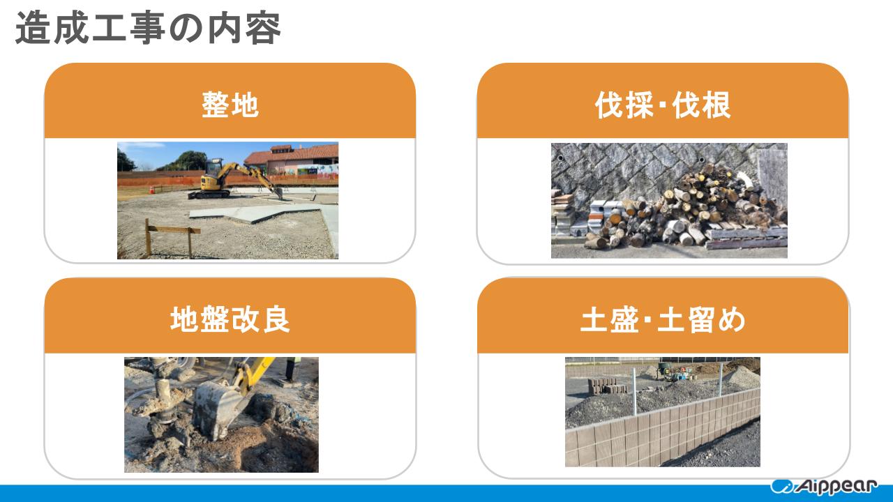 造成工事の内容