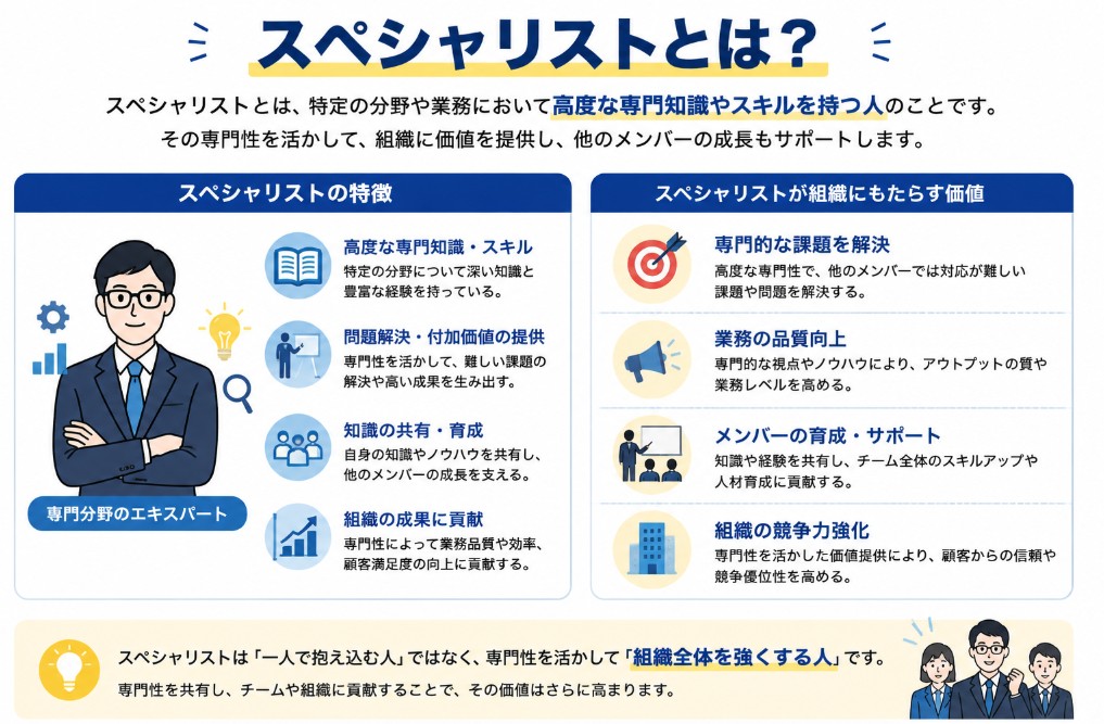 スペシャリストとは？