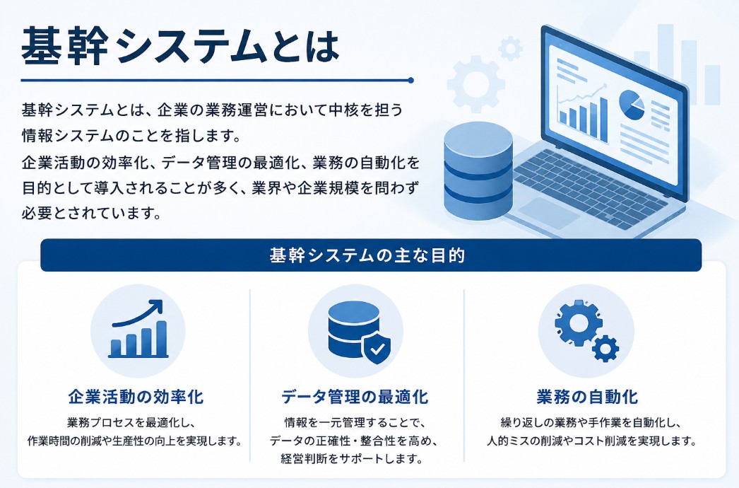 基幹システムとは？