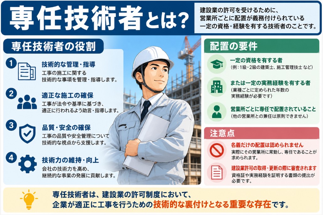 専任技術者とは？