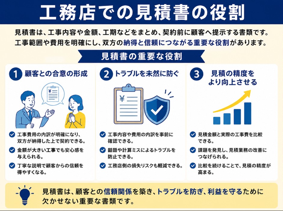 工務店での見積書の役割