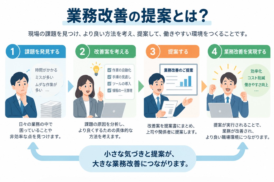 業務改善の提案とは？