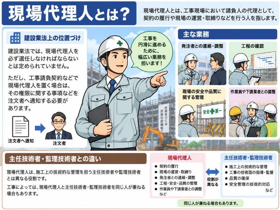 現場代理人とは？