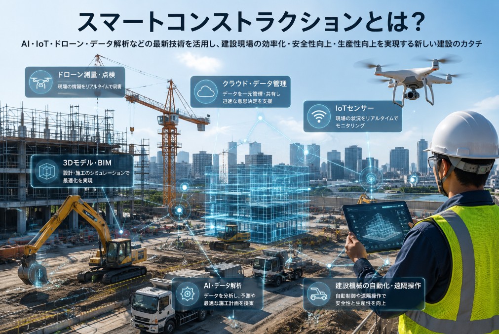スマートコンストラクションとは？