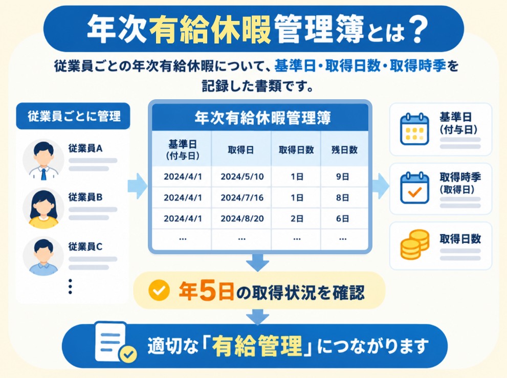 年次有給休暇管理簿とは？