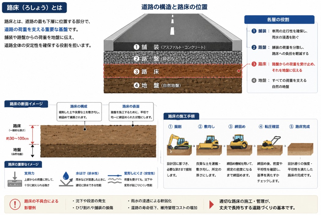 路床（ろしょう）とは？