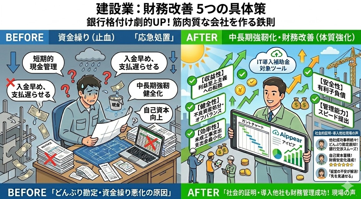 財務改善の５つの具体策