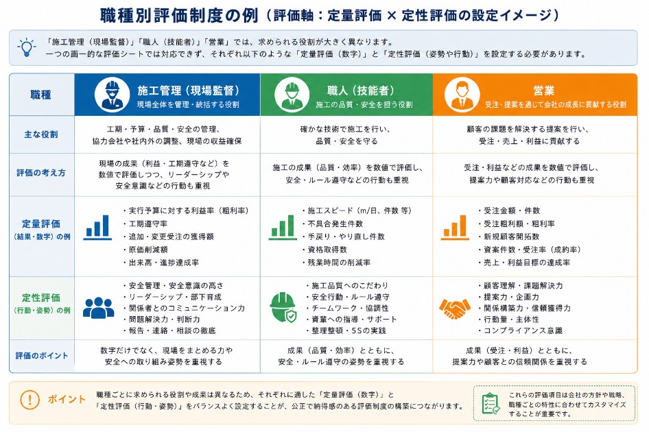 職種別評価制度