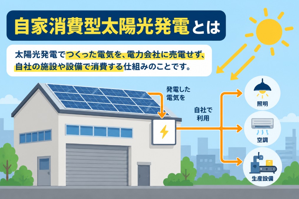 自家消費型太陽光発電とは