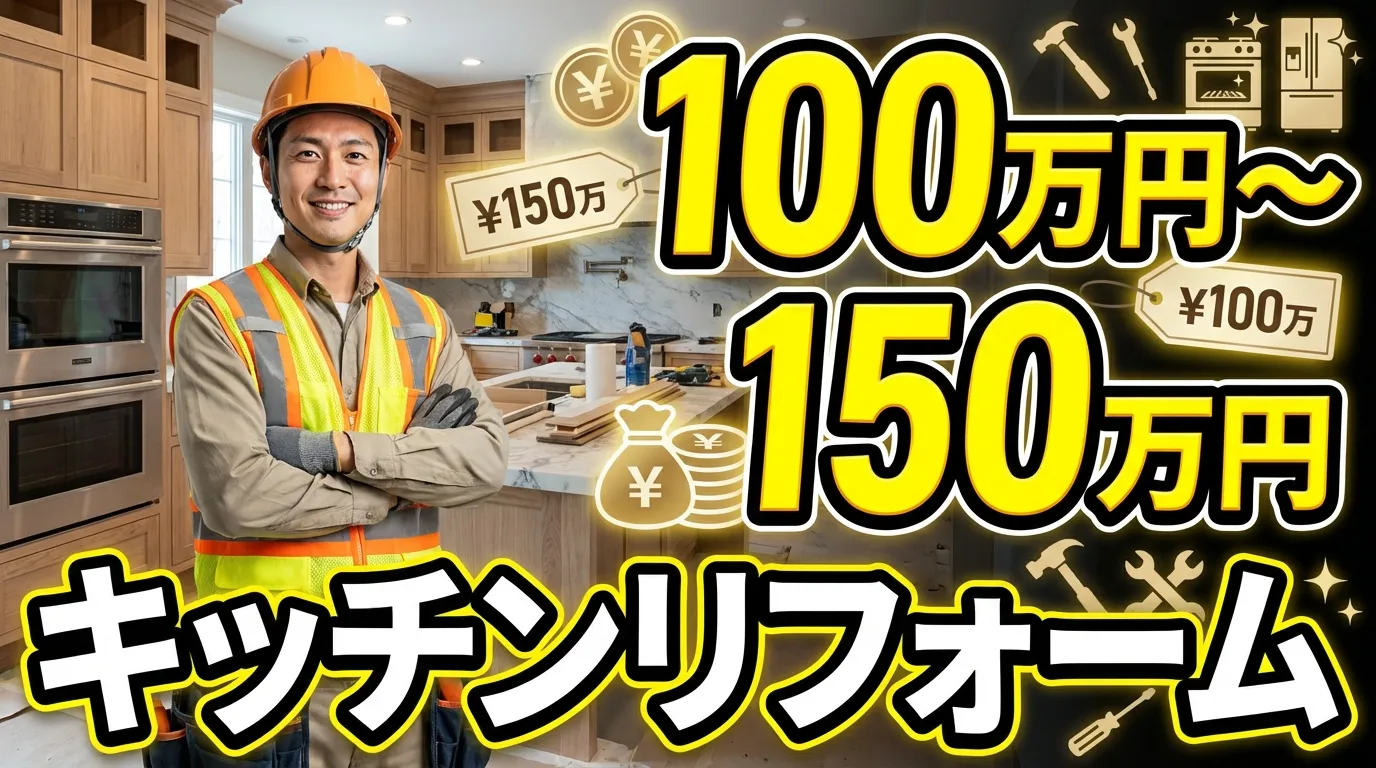 100万円から150万円でできるキッチンリフォーム