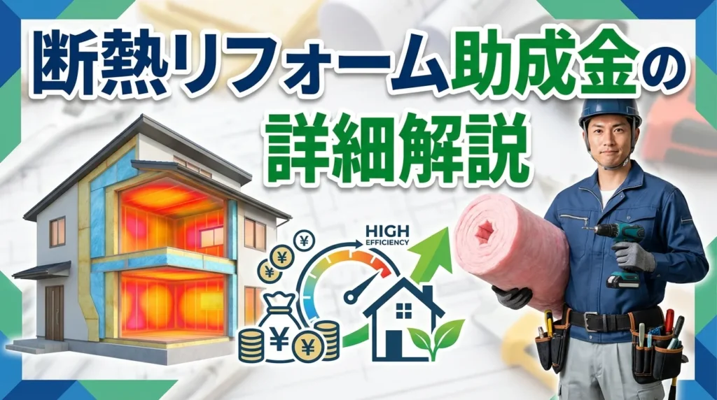 2026年最新 断熱リフォーム助成金の詳細解説