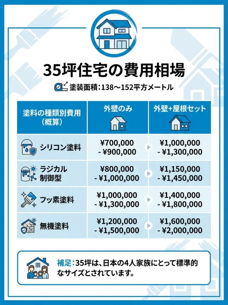 35坪住宅の費用相場