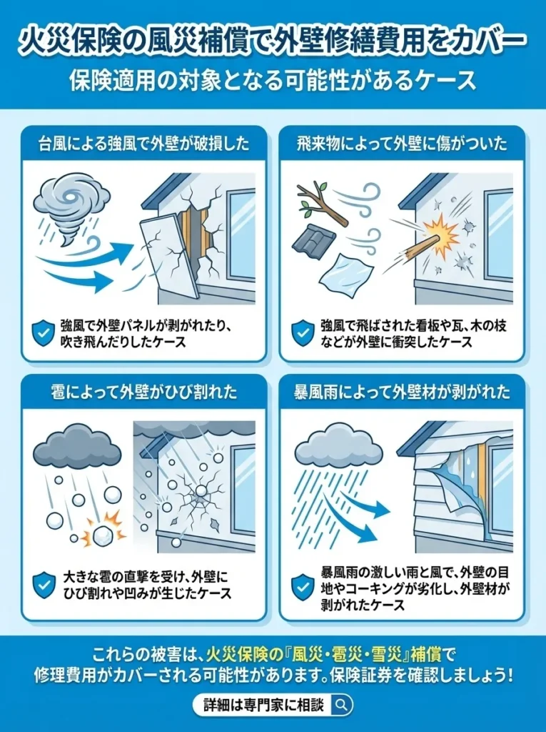 保険適用の対象となる可能性があるケース