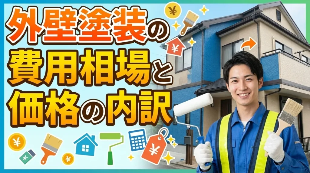 外壁塗装の費用相場と価格の内訳