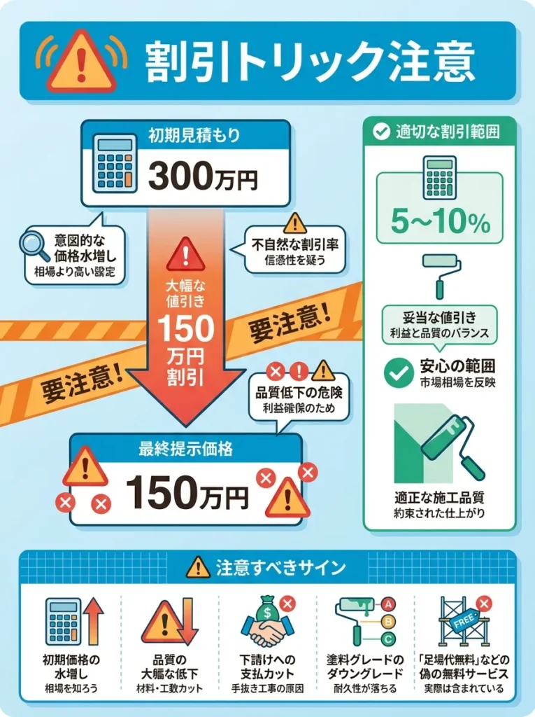値引きトリックの実例
