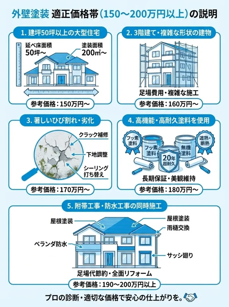 高額見積もりでも妥当なケース