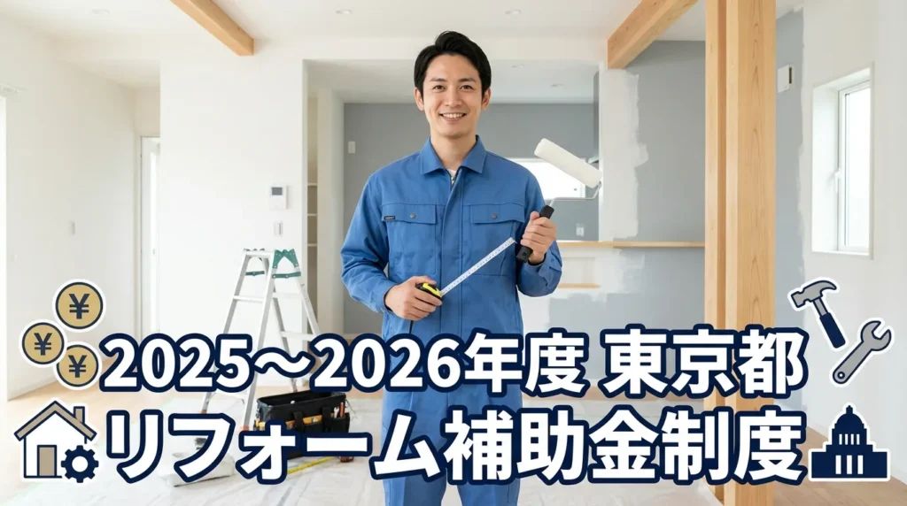 【2025〜2026年度】東京都が実施する主要リフォーム補助金制度