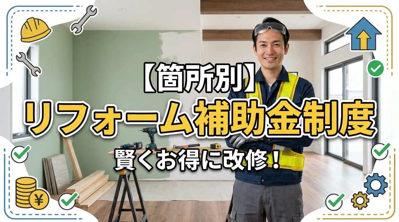 【箇所別】リフォーム補助金の活用ガイド