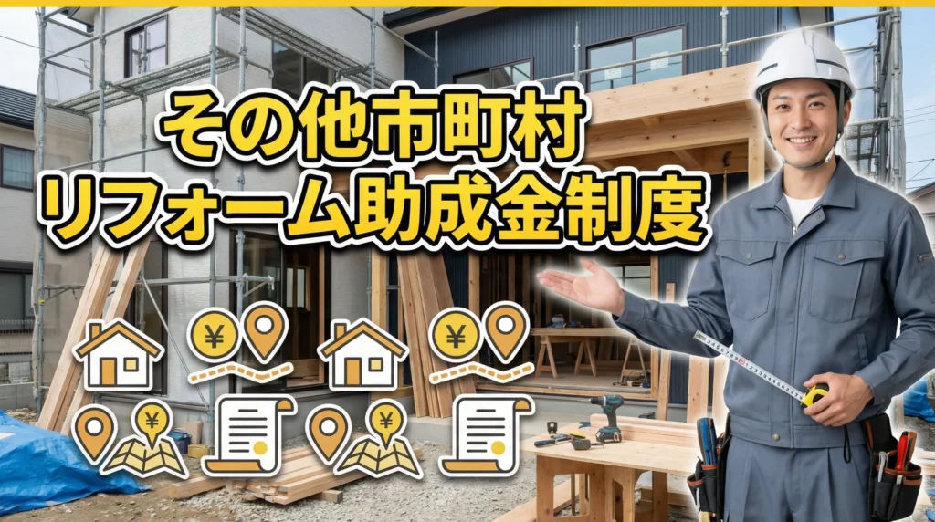 その他の市町村のリフォーム助成金制度
