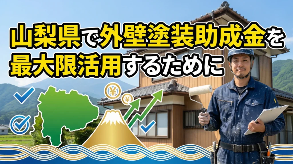 まとめ 山梨県で外壁塗装助成金を最大限活用するために