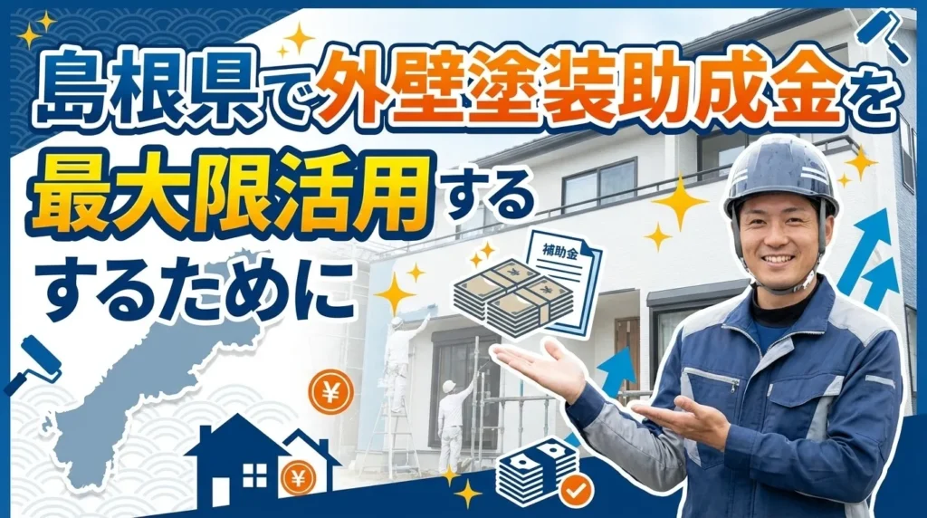 まとめ 島根県で外壁塗装助成金を最大限活用するために