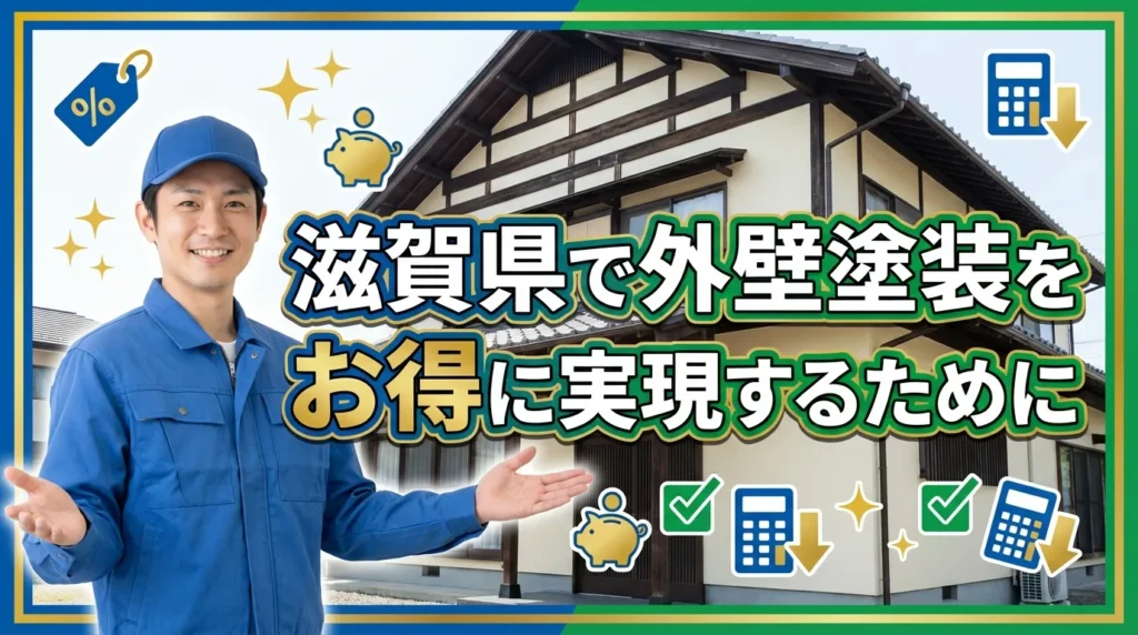 まとめ 滋賀県で外壁塗装をお得に実現するために