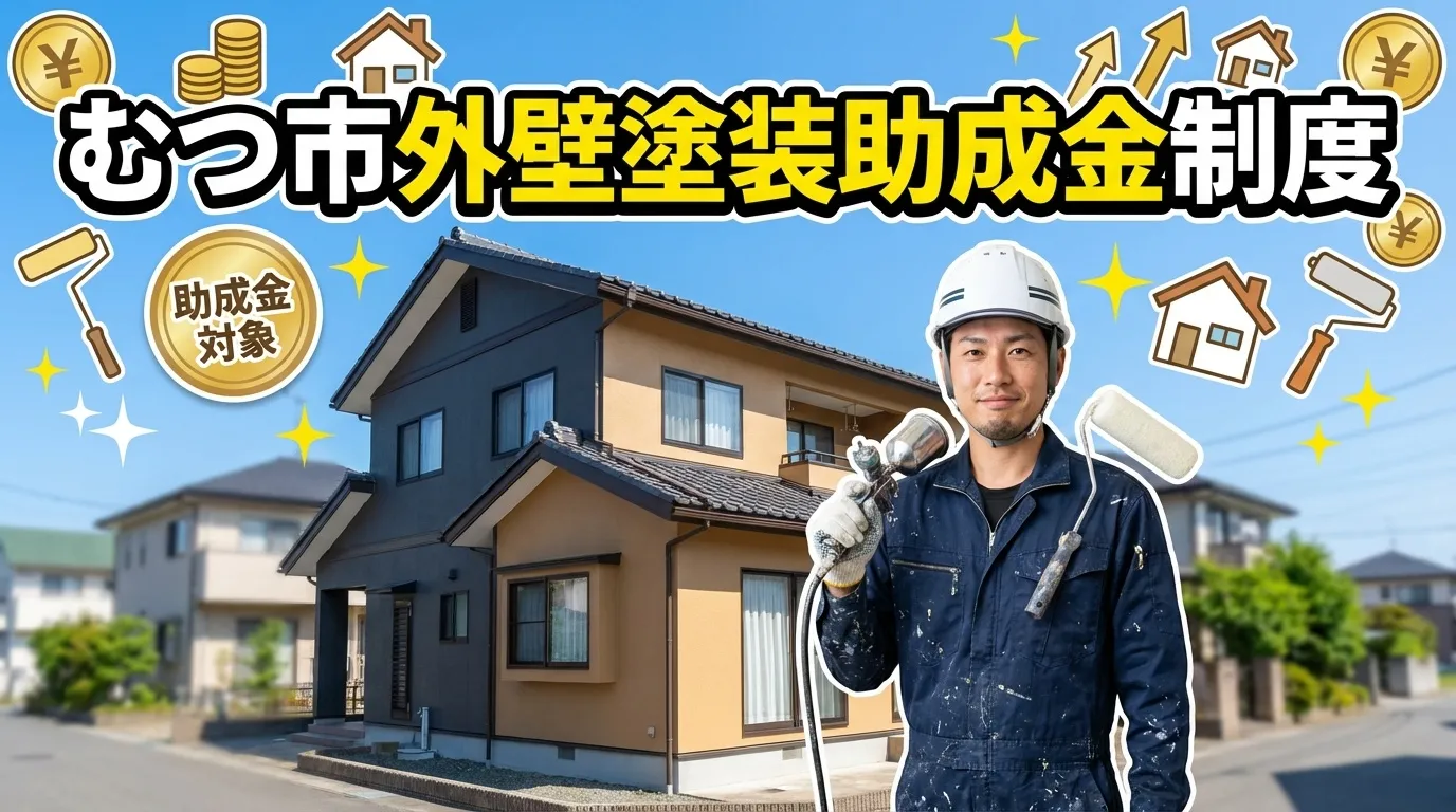 むつ市の外壁塗装助成金制度について