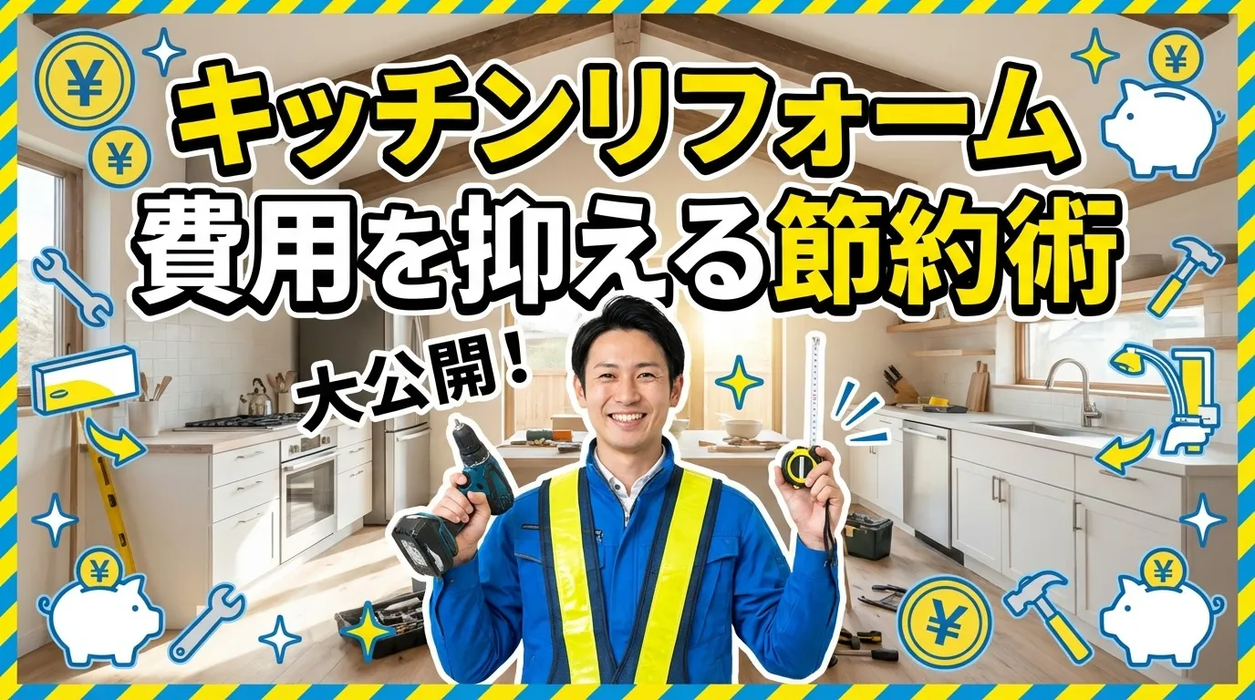 キッチンリフォーム費用を抑える具体的な節約術