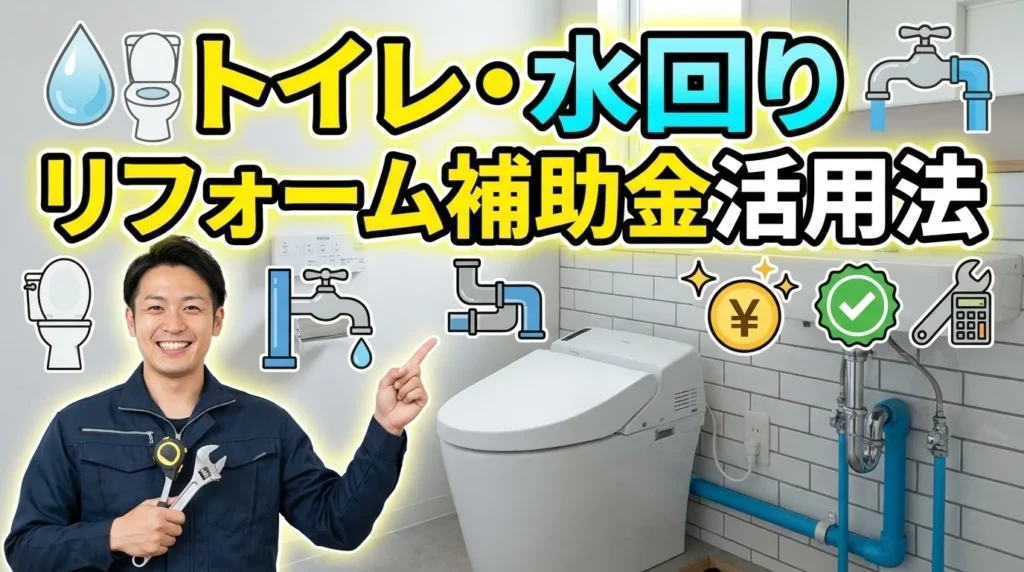 トイレ・水回りのリフォーム補助金活用法