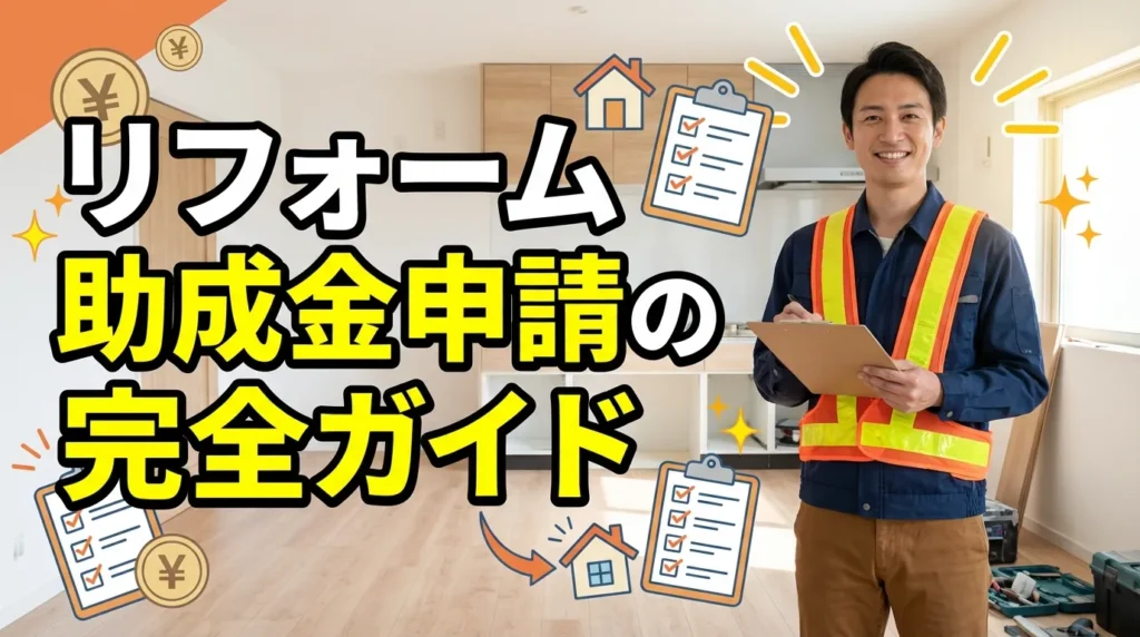 リフォーム助成金申請の完全ガイド