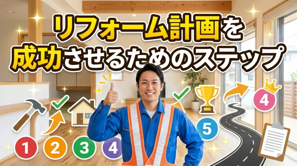 リフォーム計画を成功させるためのステップ
