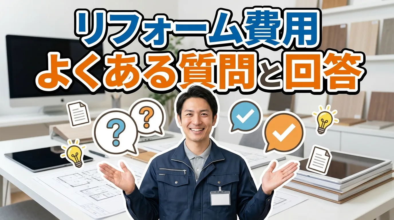 リフォーム費用に関するよくある質問と回答