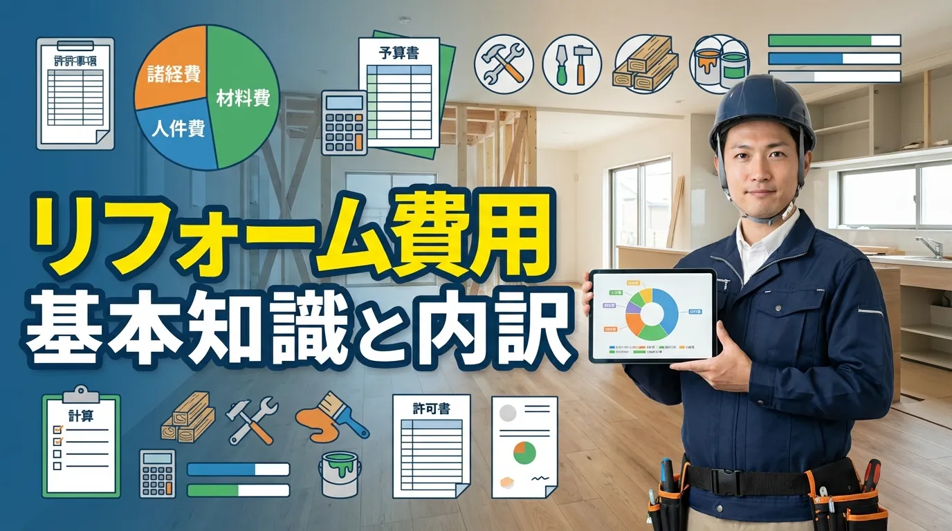 リフォーム費用の基本知識と内訳
