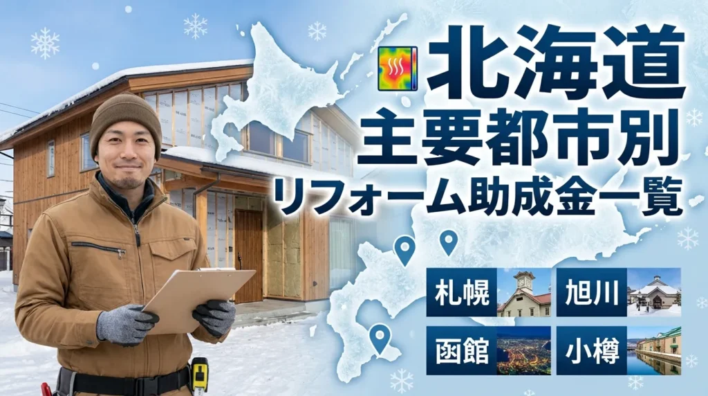 主要都市別 リフォーム助成金一覧