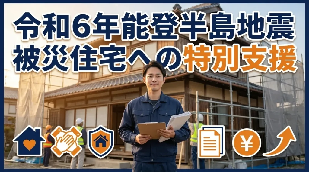 令和6年能登半島地震被災住宅への特別支援