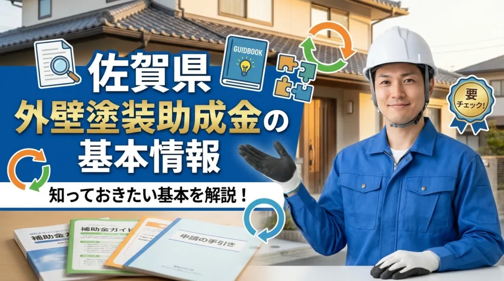 佐賀県の外壁塗装助成金の基本情報