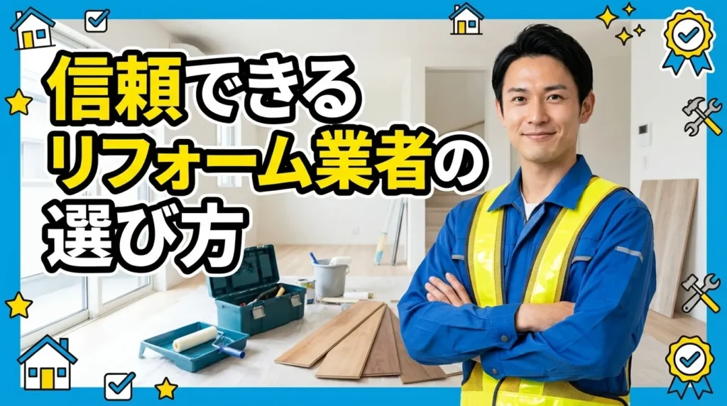 信頼できるリフォーム業者の選び方