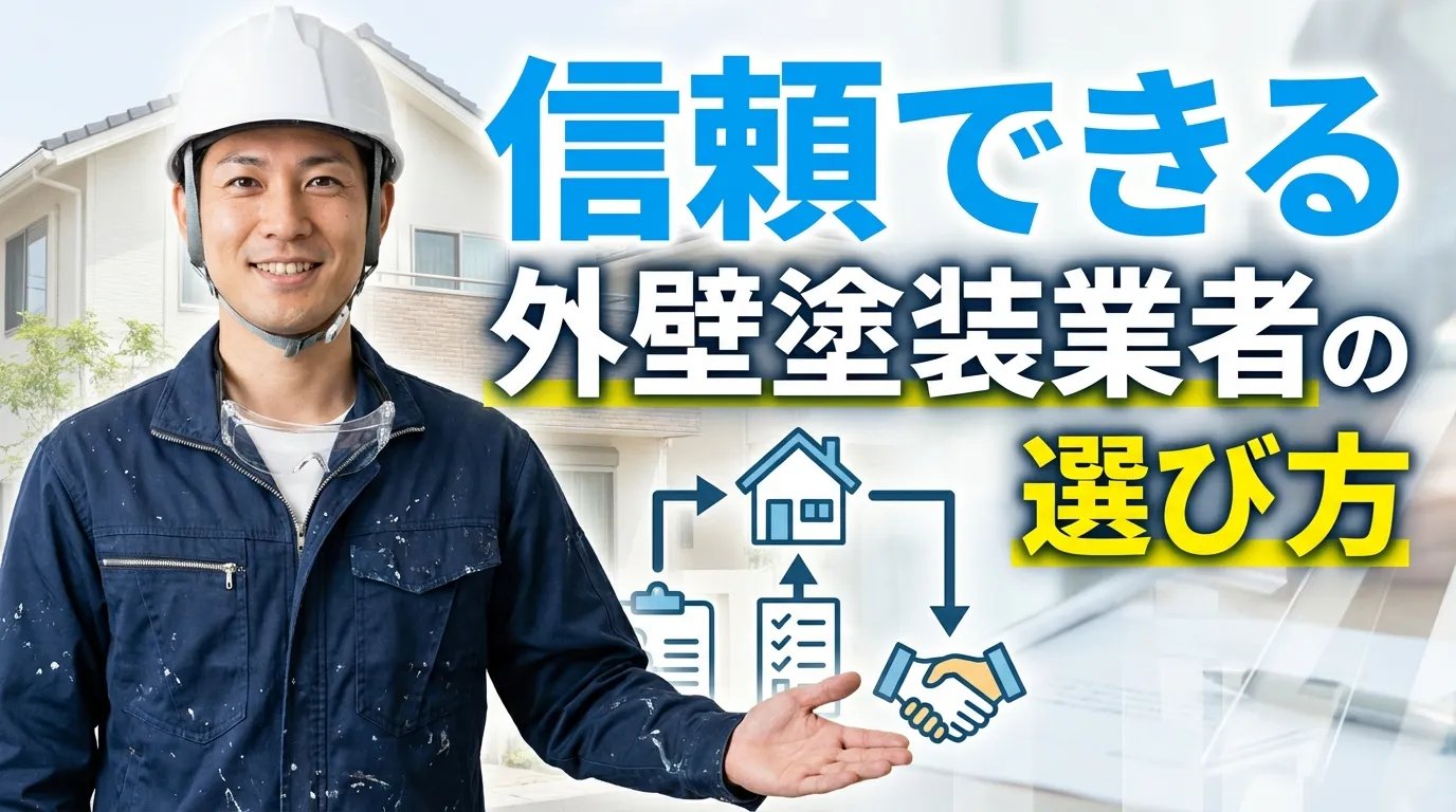 信頼できる外壁塗装業者の選び方