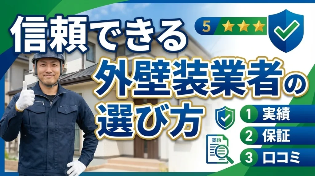 信頼できる宮崎県内の外壁塗装業者の選び方