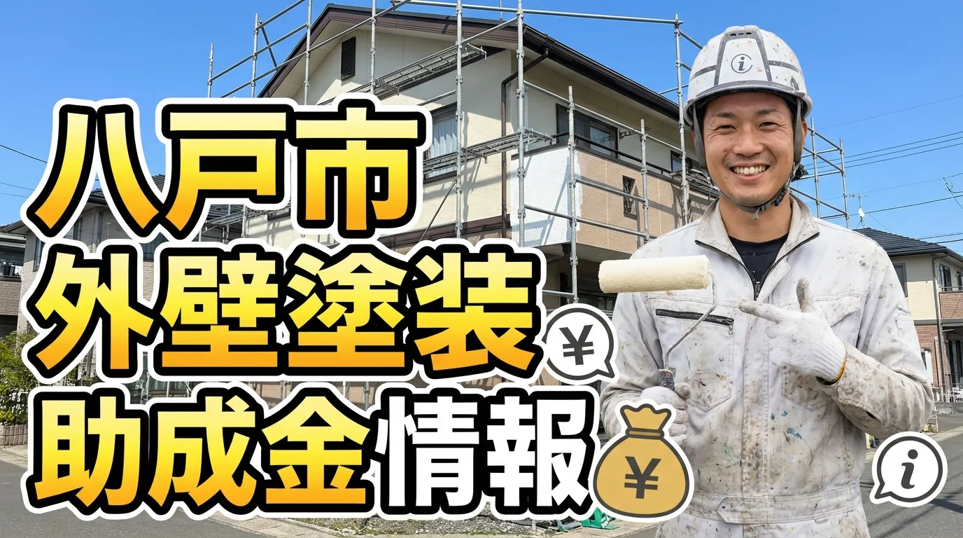 八戸市で外壁塗装の助成金を活用する際の詳細情報