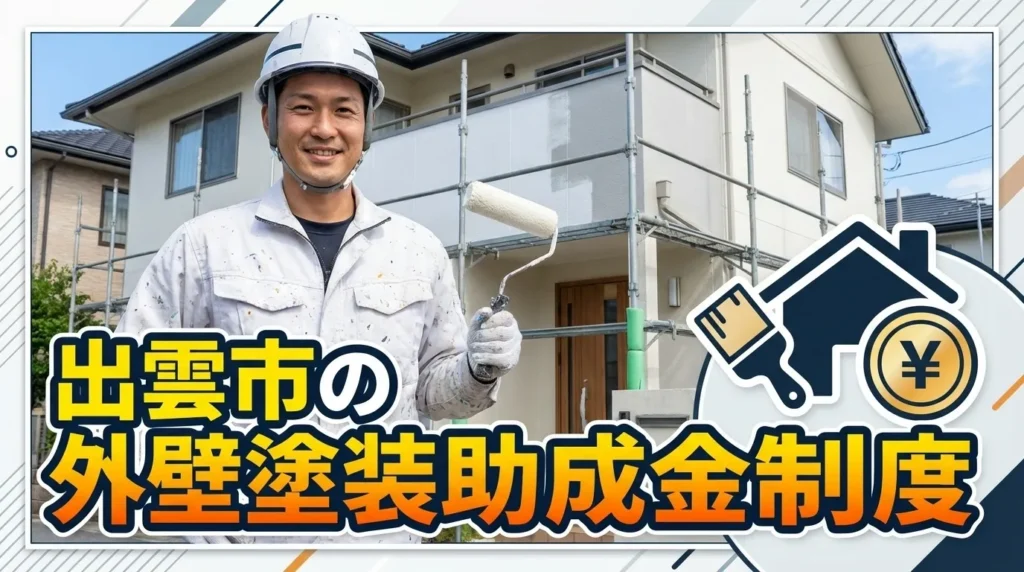 出雲市の外壁塗装助成金制度を徹底解説