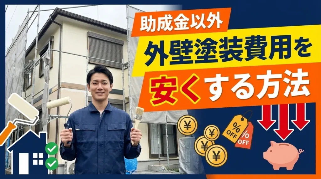 助成金以外で徳島県の外壁塗装費用を抑える方法