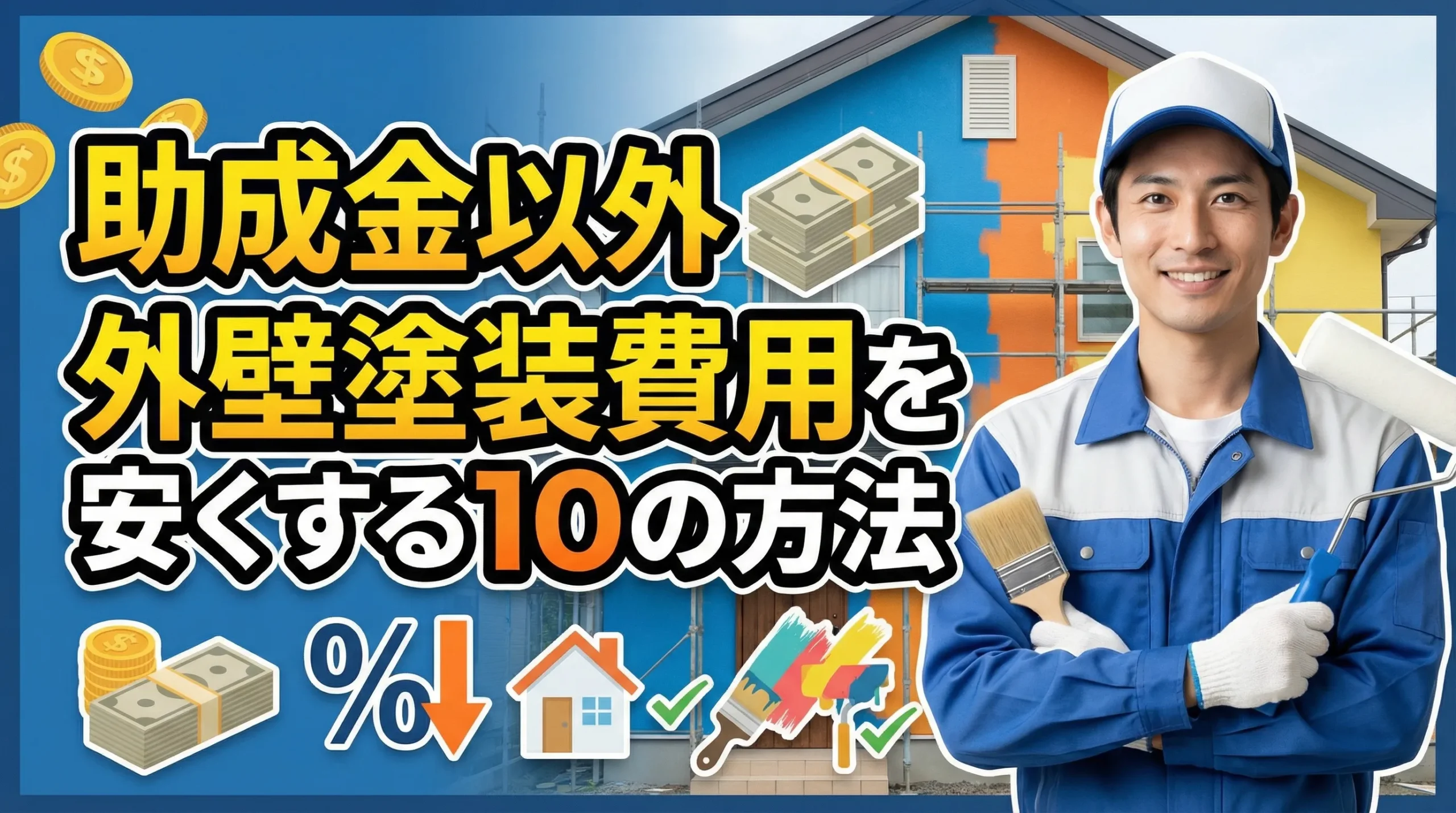 助成金以外で栃木県の外壁塗装費用を安くする10の方法