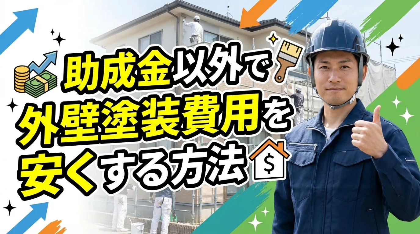 助成金以外で福島県の外壁塗装費用を抑える方法