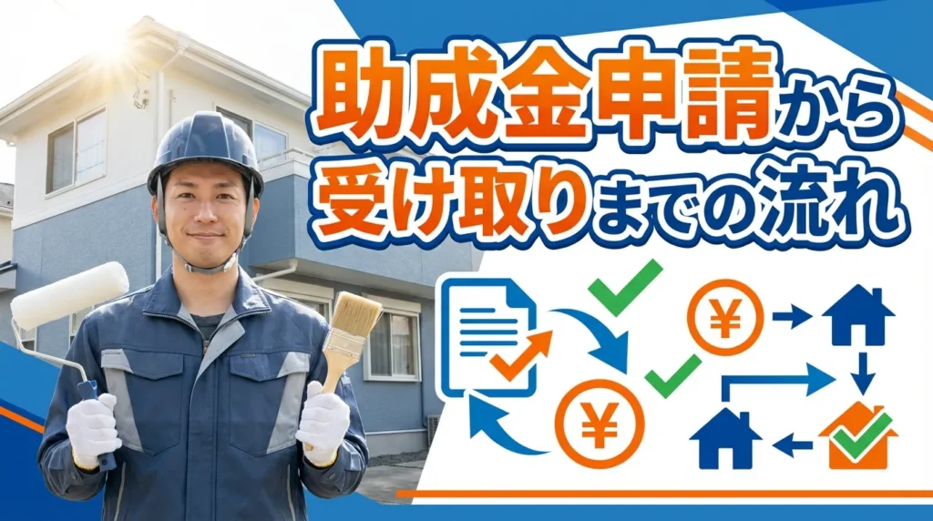 助成金申請から受け取りまでの具体的な流れ