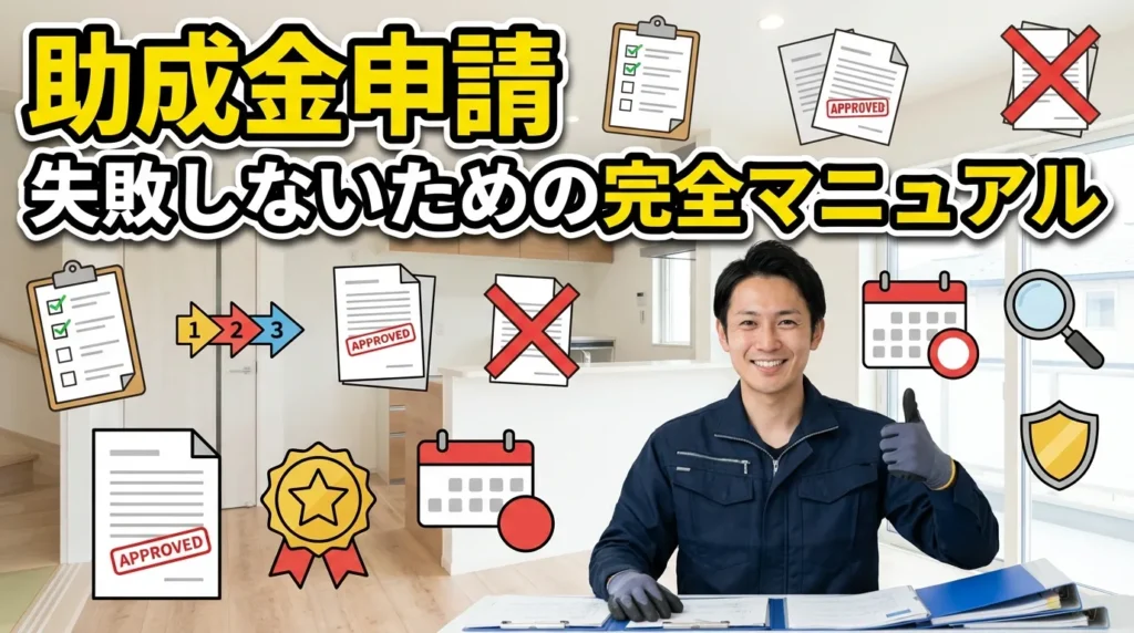 助成金申請で失敗しないための完全マニュアル